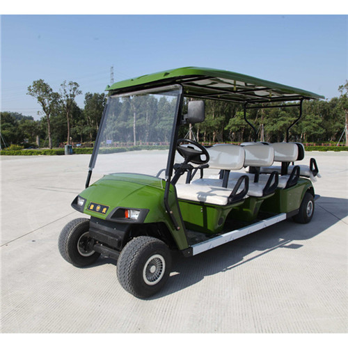 SY-8座高爾夫球車(chē)AH-L6+2軍綠色